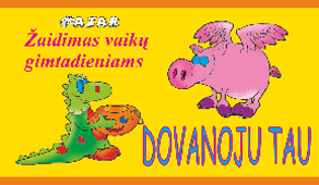 Žaidimas vaikams „Dovanoju tau“       3,00€